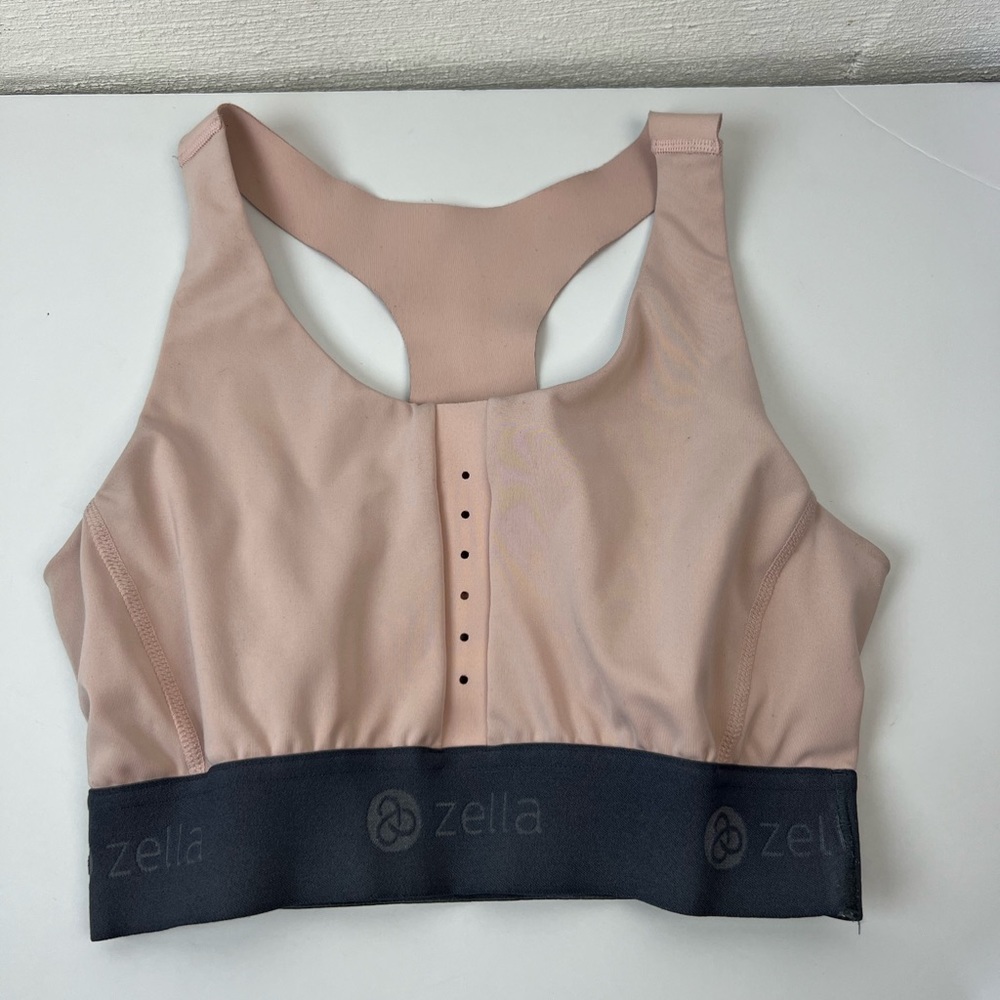 Zella Pink Sports Bra, Small